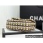 Chanel Wool Tweed Small Classic Handbag A01116 Green/Brown 2023