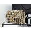 Chanel Wool Tweed Medium Classic Handbag A01112 Green/Brown 2023