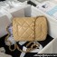 Chanel Lambskin Flap Bag AS4263 Beige 2023