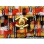 Chanel Wool Tweed Small Classic Handbag A01116 Orange/Yellow/Black 2023