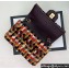Chanel Wool Tweed Small Classic Handbag A01116 Orange/Yellow/Black 2023