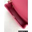 Chanel Wool Tweed Small Classic Handbag A01116 Pink 2023