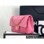 Chanel Wool Tweed Medium Classic Handbag A01112 Pink 2023