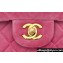 Chanel Wool Tweed Medium Classic Handbag A01112 Pink 2023