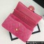 Chanel Wool Tweed Medium Classic Handbag A01112 Pink 2023