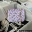 Chanel Purple/White Sequins Mini Classic Flap bag A01115 2023