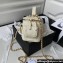 Chanel Grained Shiny Calfskin Clutch with Chain Bag AP3017 White 2023