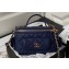 Chanel Grained Shiny Calfskin Clutch with Chain Bag AP3017 Blue 2023