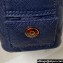 Chanel Grained Shiny Calfskin Clutch with Chain Bag AP3017 Blue 2023