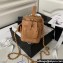 Chanel Grained Shiny Calfskin Clutch with Chain Bag AP3017 Brown 2023
