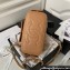 Chanel Grained Shiny Calfskin Clutch with Chain Bag AP3017 Brown 2023