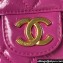 Chanel Shiny Crumpled Calfskin Hobo Handbag AS4322 Purple 2023