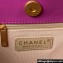 Chanel Shiny Crumpled Calfskin Hobo Handbag AS4322 Purple 2023