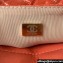 Chanel Shiny Crumpled Calfskin Hobo Handbag AS4322 Orange 2023