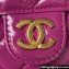 Chanel Shiny Crumpled Calfskin Small Hobo Bag AS4323 Purple 2023