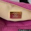 Chanel Shiny Crumpled Calfskin Small Hobo Bag AS4323 Purple 2023
