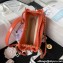 Chanel Shiny Crumpled Calfskin Small Hobo Bag AS4323 Orange 2023