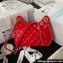 Chanel Shiny Crumpled Calfskin Small Hobo Bag AS4323 Red 2023