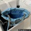 Chanel Shiny Grained Calfskin and Lacquered Metal CHANEL 22 Mini Handbag AS3980 Blue 2023