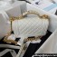 Chanel Grained Shiny Calfskin BOY Flap Bag with Handle A94805 White 2023