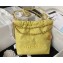 Chanel Shiny Grained Calfskin and Lacquered Metal CHANEL 22 Mini Handbag AS3980 Yellow 2023