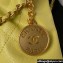 Chanel Shiny Grained Calfskin and Lacquered Metal CHANEL 22 Mini Handbag AS3980 Yellow 2023