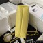 Chanel Shiny Grained Calfskin and Lacquered Metal CHANEL 22 Mini Handbag AS3980 Yellow 2023