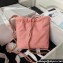 Chanel Shiny Grained Calfskin and Lacquered Metal CHANEL 22 Mini Handbag AS3980 Pink 2023