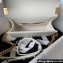 Chanel Grained Shiny Calfskin BOY Flap Bag with Handle A94805 White 2023