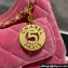 Chanel Velvet Small Hobo Bag AS4323 Pink 2023