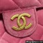 Chanel Velvet Small Hobo Bag AS4323 Pink 2023