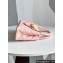 Chanel Shiny Aged Calfskin Mini Shopping Bag AS4416 Light Pink 2023