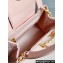 Chanel Shiny Aged Calfskin Mini Shopping Bag AS4416 Light Pink 2023