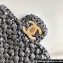 Chanel Shopping Bag in Raffia Effect Braided Tweed AS3786 Black 2023