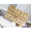 Chanel Pearl Evening Bag in Golden-Tone Metal AS4076 2023