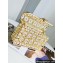 Chanel Pearl Evening Bag in Golden-Tone Metal AS4076 2023