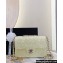 Chanel Sequins Small Classic Handbag A01116 Light Yellow 2023