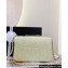Chanel Sequins Small Classic Handbag A01116 Light Yellow 2023