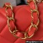 Chanel Lambskin Flap Bag AS4263 Red 2023