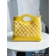 Chanel 31 Tweed Mini Shopping Bag AS4133 Yellow 2023