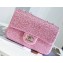 Chanel Strass and Crystal Small Classic Handbag A01116 Light Pink 2023