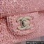 Chanel Strass and Crystal Small Classic Handbag A01116 Pink 2023