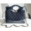 Chanel 31 Tweed Mini Shopping Bag AS4133 Black 2023