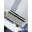 Chanel Pearl Small Classic Handbag Black/Blue 2023