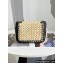 Chanel Chain and Raffia Braided Mini Flap Bag Black/Beige 2023