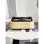 Chanel Chain and Raffia Braided Mini Flap Bag Black/Beige 2023