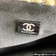 Chanel Chain and Raffia Braided Mini Flap Bag Black/Beige 2023