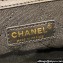 Chanel Small Shopping Bag in Crochet, Mixed Fibers, Calfskin AS3689 Black 2023