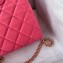 Chanel Jersey Mini Shopping Bag AS4416 Fuchsia 2023