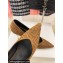 Balmain Heel 10.5cm Ruby stilettos Pumps Suede Brown with monogram 2023